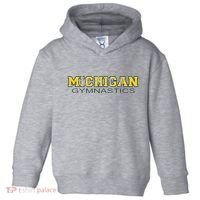 Michigan Gymnastics Tumbling Gear Gymnast Dance Toddler Hoodie thumb 0