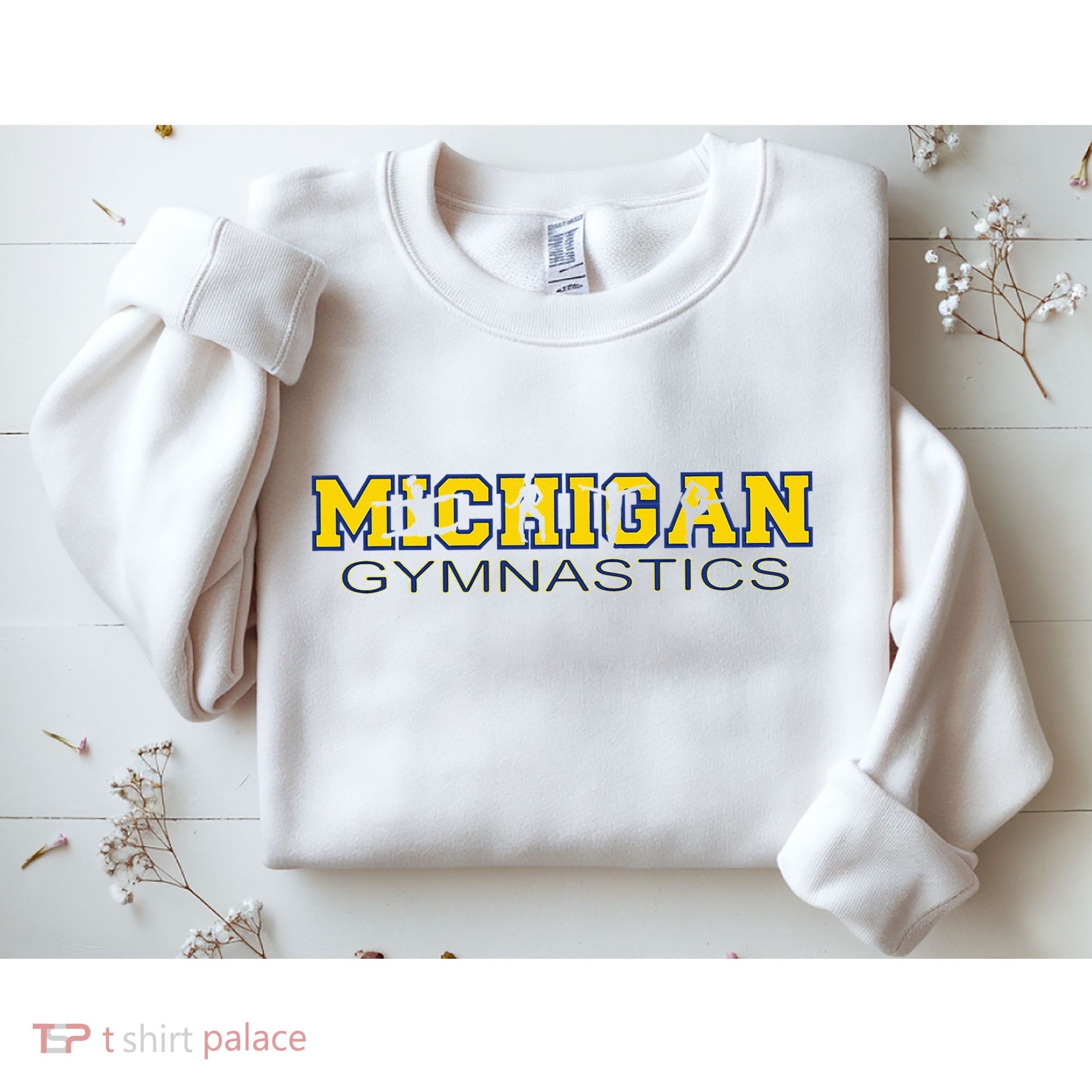 Michigan Gymnastics Tumbling Gear Gymnast Dance Sweatshirt