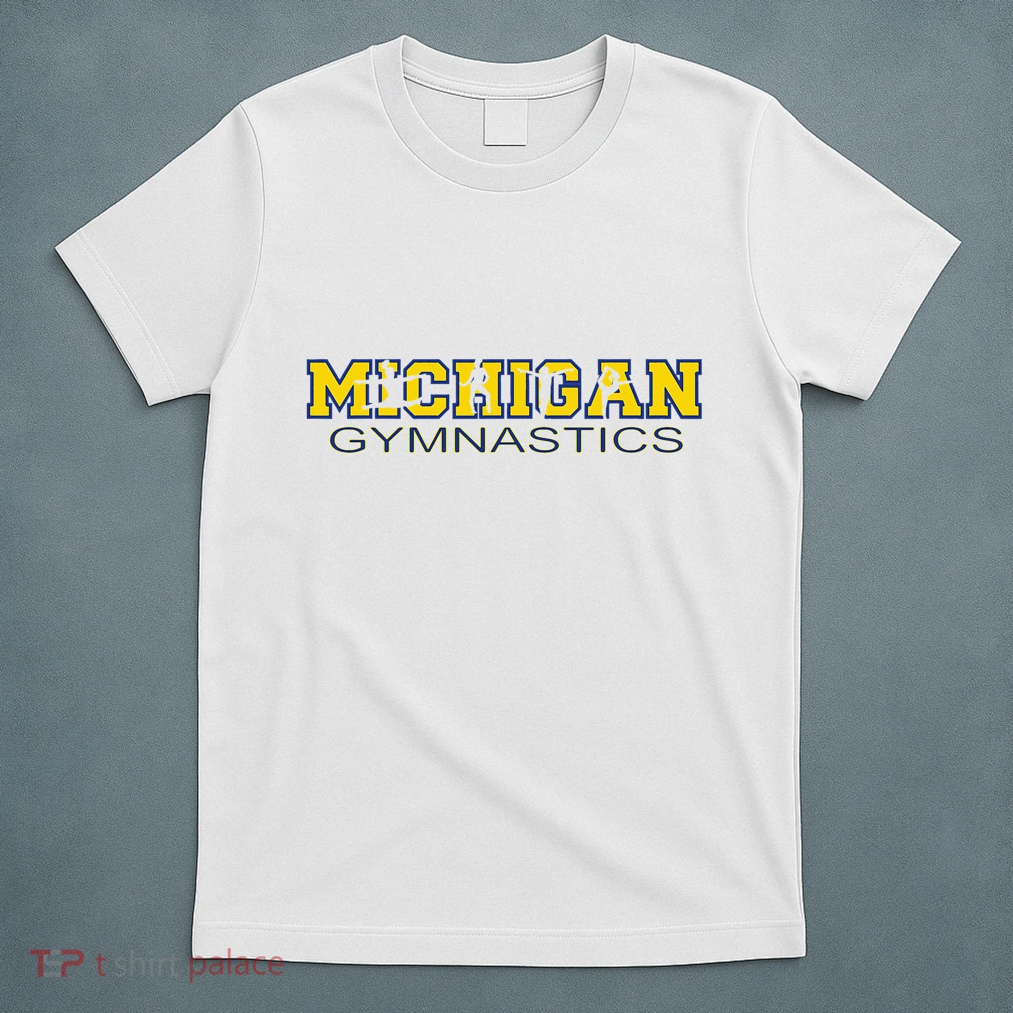 Michigan Gymnastics Tumbling Gear Gymnast Dance T-Shirt