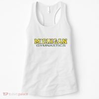 Michigan Gymnastics Tumbling Gear Gymnast Dance Women's Tank Top thumb 0