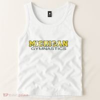 Michigan Gymnastics Tumbling Gear Gymnast Dance Tank Top thumb 2