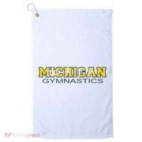 Michigan Gymnastics Tumbling Gear Gymnast Dance Golf Towel thumb 0