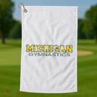 Michigan Gymnastics Tumbling Gear Gymnast Dance Golf Towel thumb 1