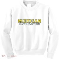 Michigan Gymnastics Tumbling Gear Gymnast Dance Kids Sweatshirt thumb 0