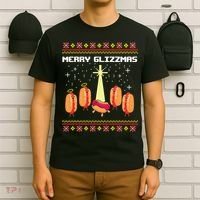 Merry Glizzmas Tacky Funny Merry Christmas Hot Dogs T-Shirt thumb 6
