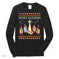 Merry Glizzmas Ugly Christmas Long Sleeve Shirt thumb 0