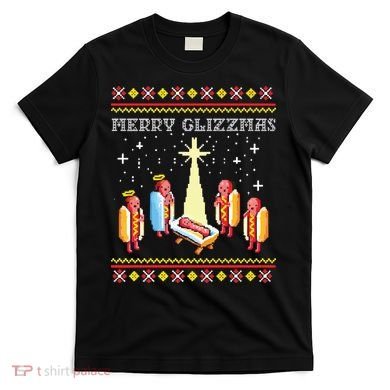 Merry Glizzmas Ugly Christmas T-Shirt
