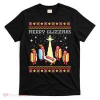 Merry Glizzmas Ugly Christmas T-Shirt thumb 0