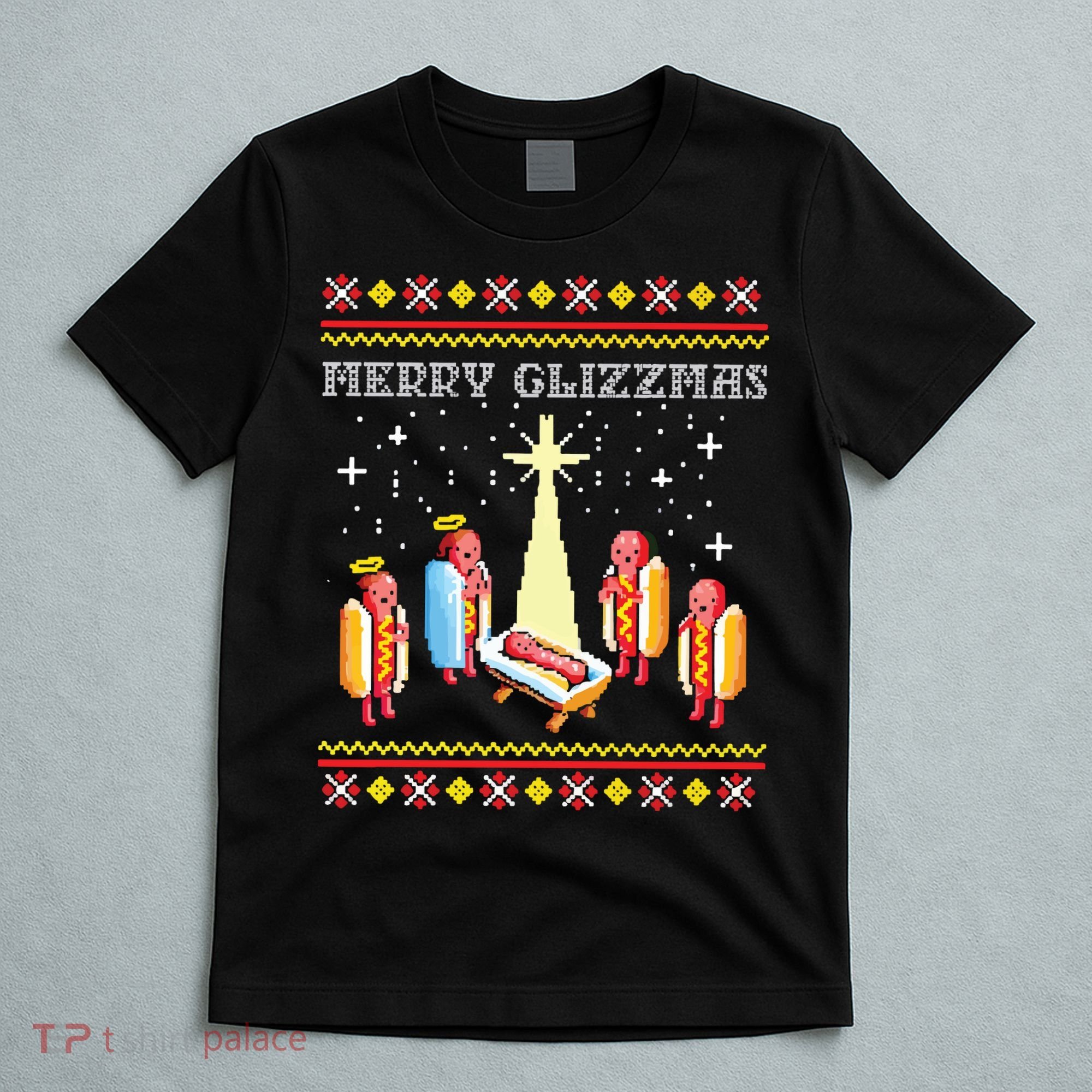 Merry Glizzmas Ugly Christmas T-Shirt