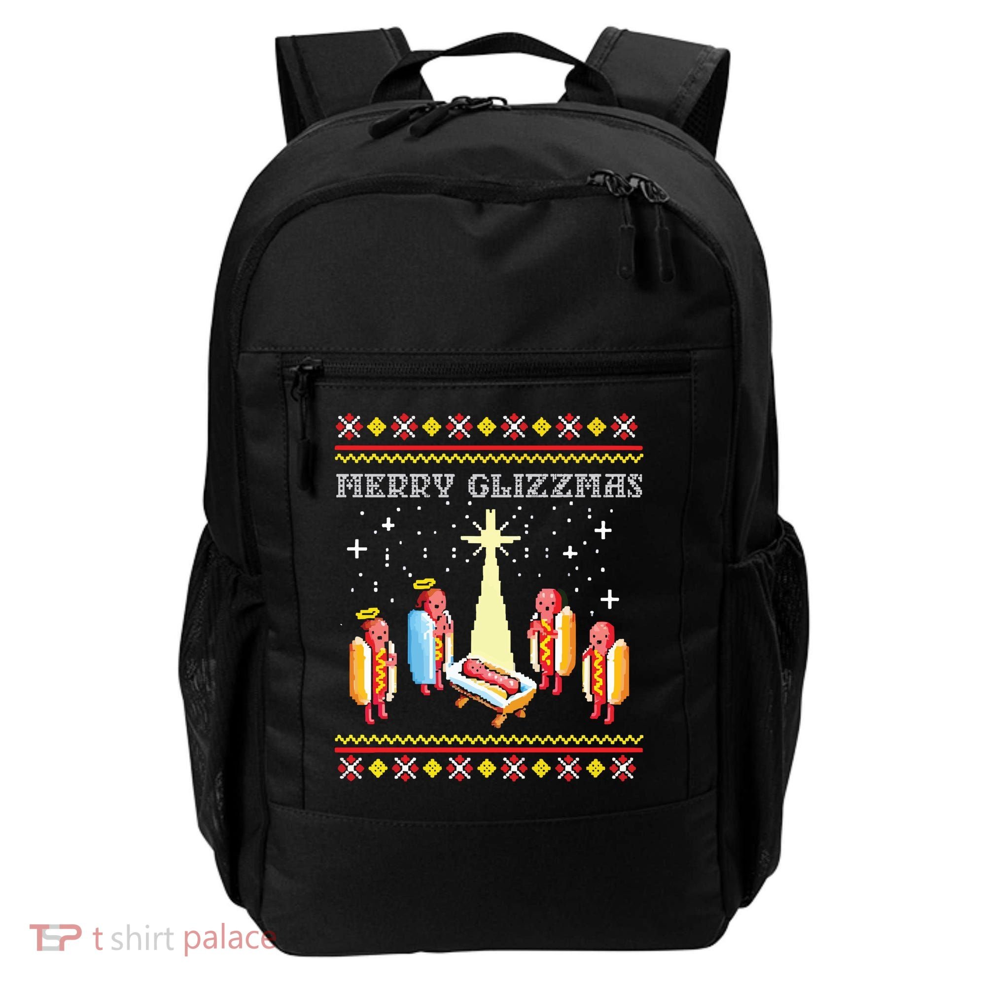 Merry Glizzmas Ugly Christmas Backpack