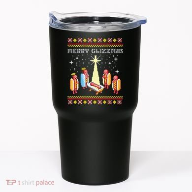 Merry Glizzmas Ugly Christmas Tumbler