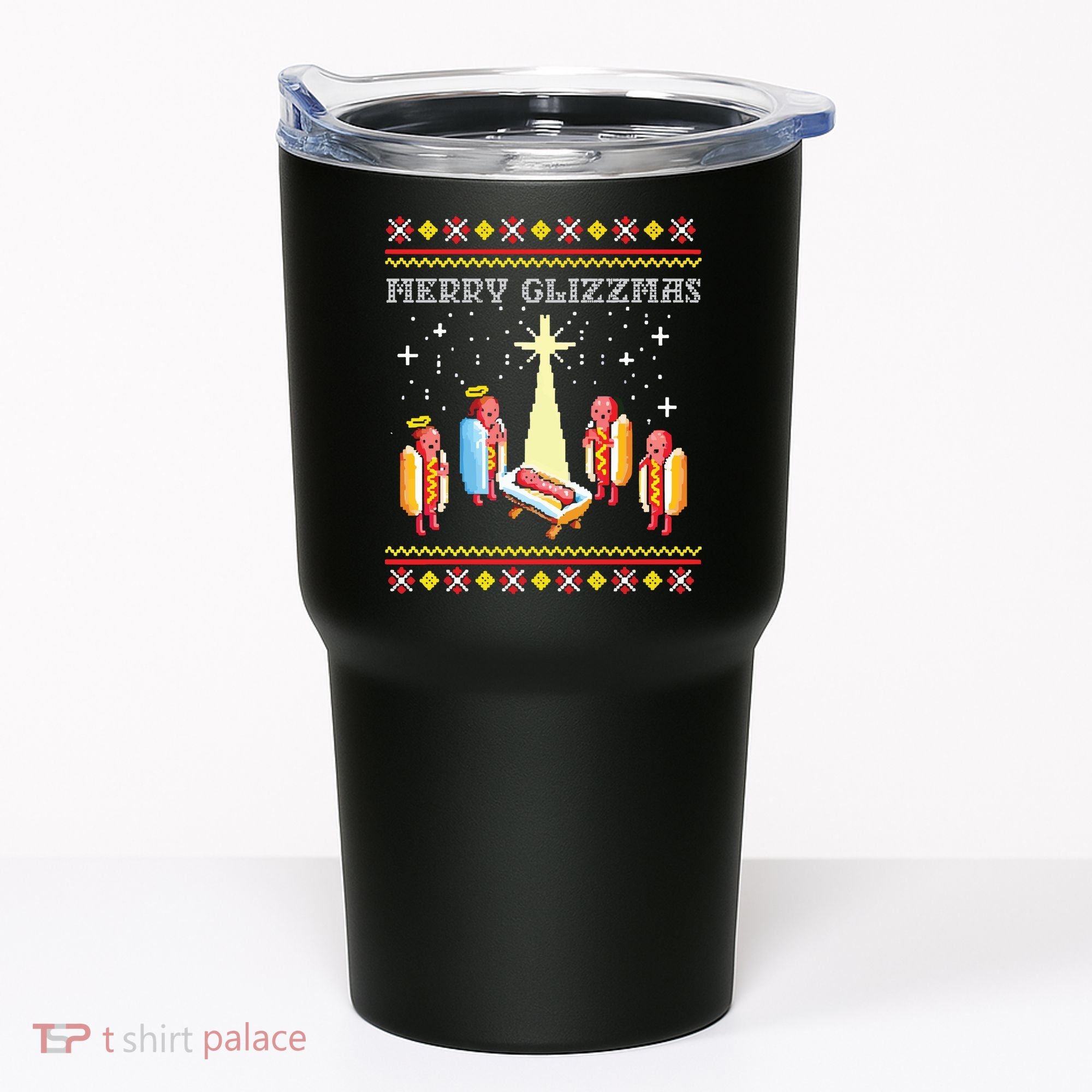 Merry Glizzmas Ugly Christmas Tumbler