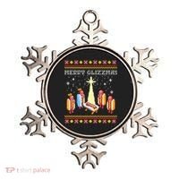 Merry Glizzmas Ugly Christmas Ornament thumb 0
