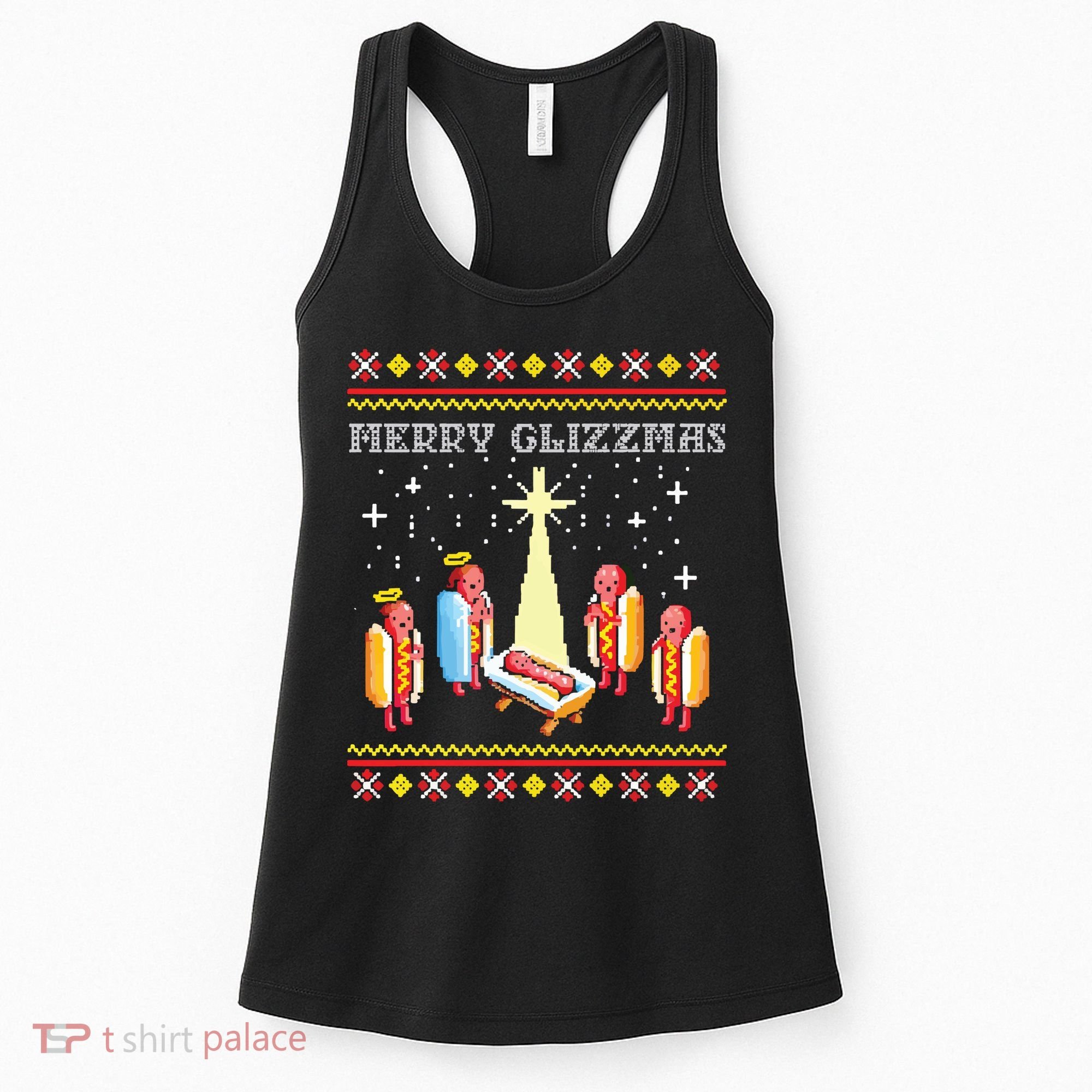 Merry Glizzmas Ugly Christmas Women's Tank Top