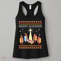 Merry Glizzmas Ugly Christmas Women's Tank Top thumb 3