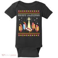 Merry Glizzmas Ugly Christmas Baby Bodysuit thumb 0