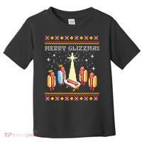 Merry Glizzmas Ugly Christmas Toddler T-Shirt thumb 0
