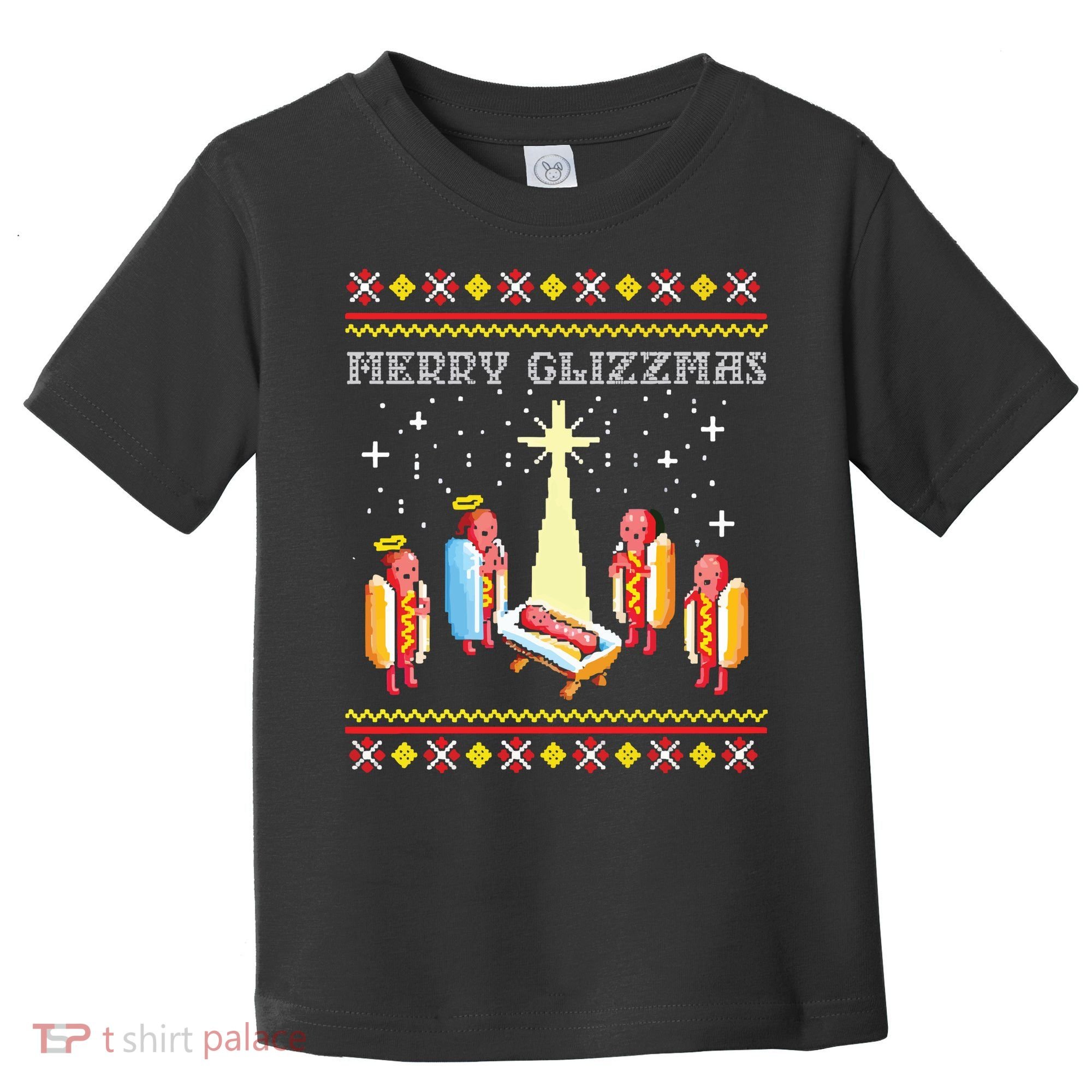 Merry Glizzmas Ugly Christmas Toddler T-Shirt