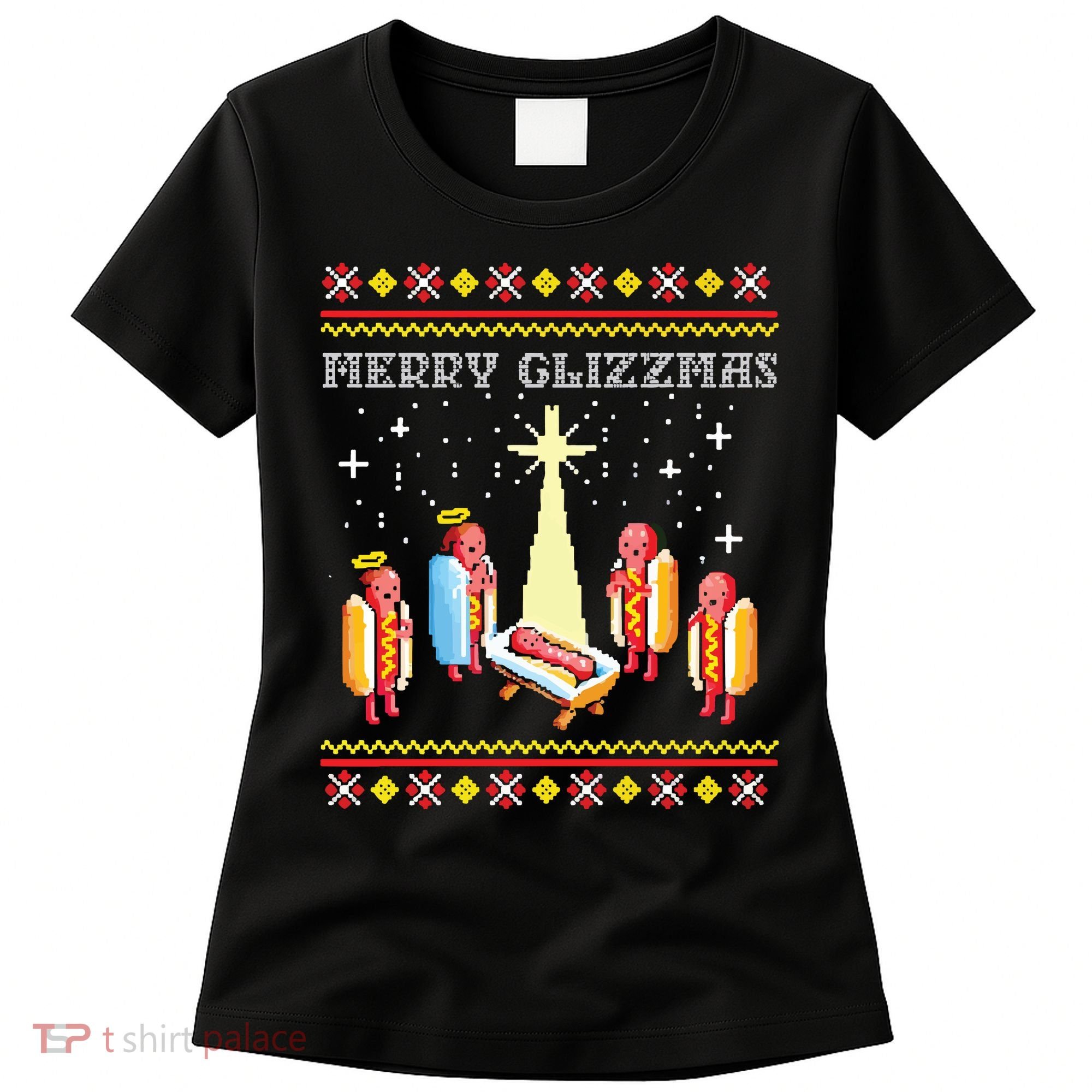 Merry Glizzmas Ugly Christmas Women's T-Shirt