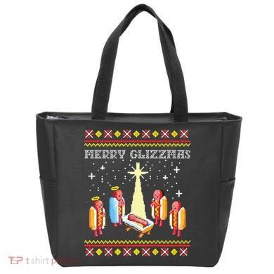 Merry Glizzmas Ugly Christmas Tote Bag