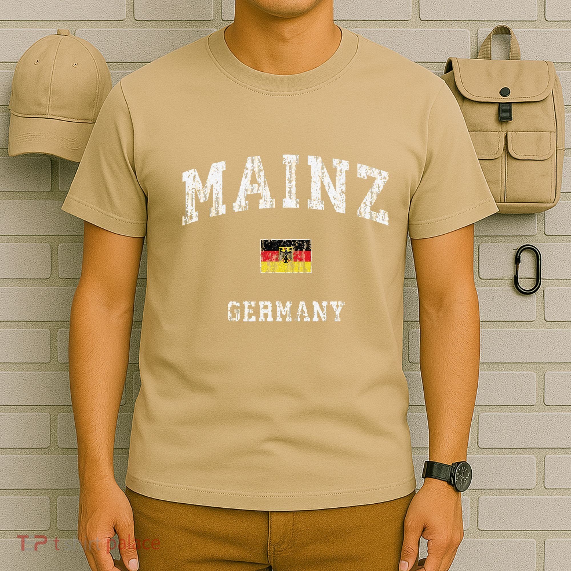 Mainz Germany Vintage Athletic Sports T-Shirt