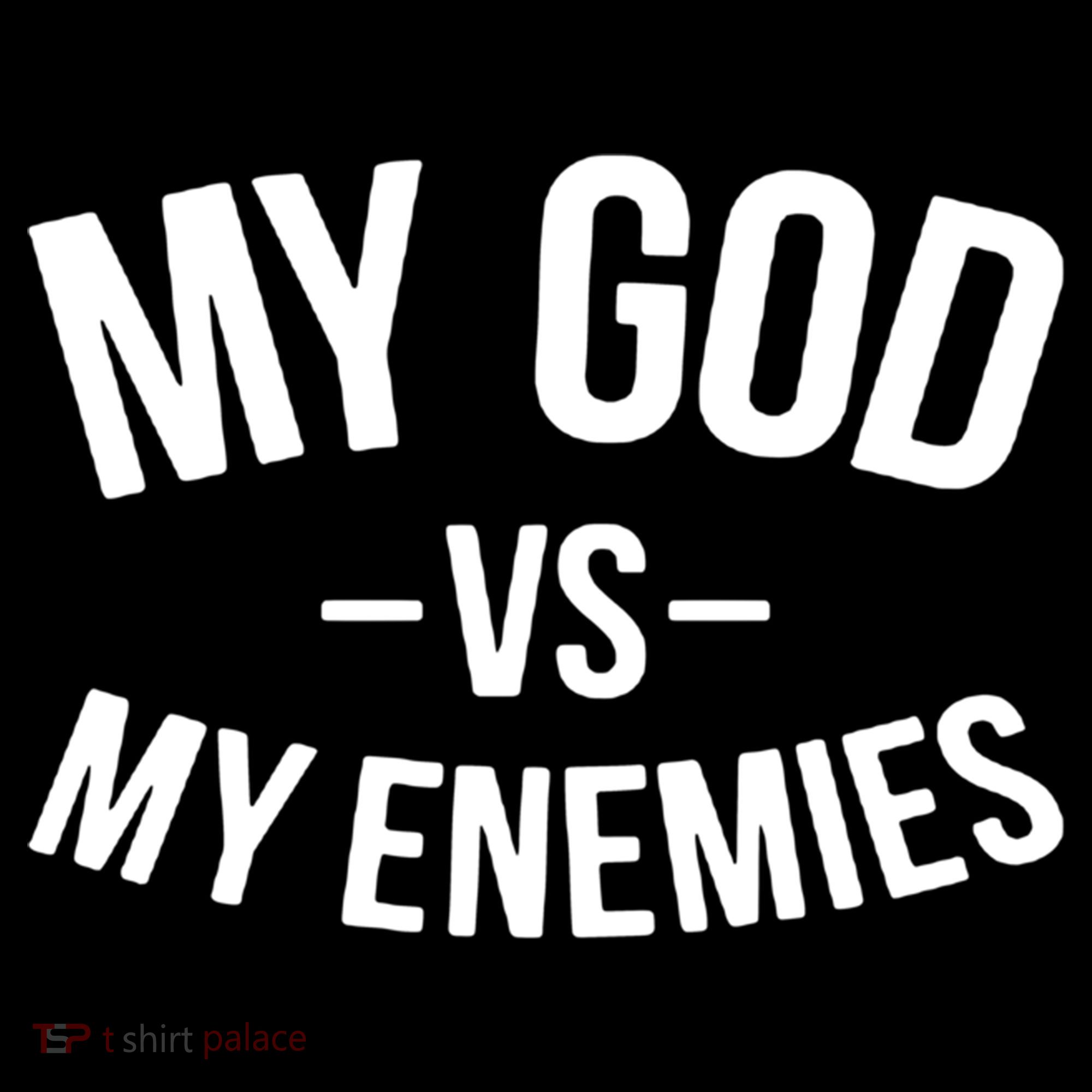 My God Vs My Enemies Funny Gift Women's Hoodie