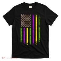 Mardi Gras Vintage Flag Celebration T-Shirt thumb 0