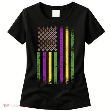 Mardi Gras Vintage Flag Celebration Women's T-Shirt