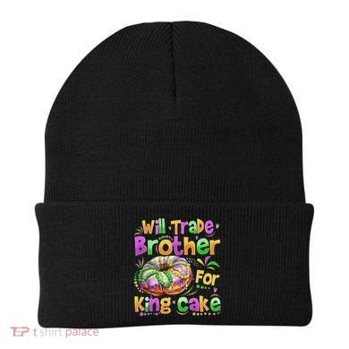 Mardi Gras Will Trade Brother For King Cake Bead Beanie