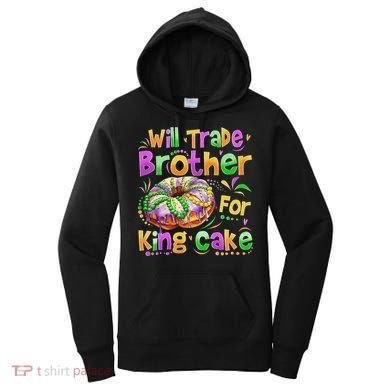 Mardi Gras Will Trade Brother For King Cake Bead Women's Hoodie