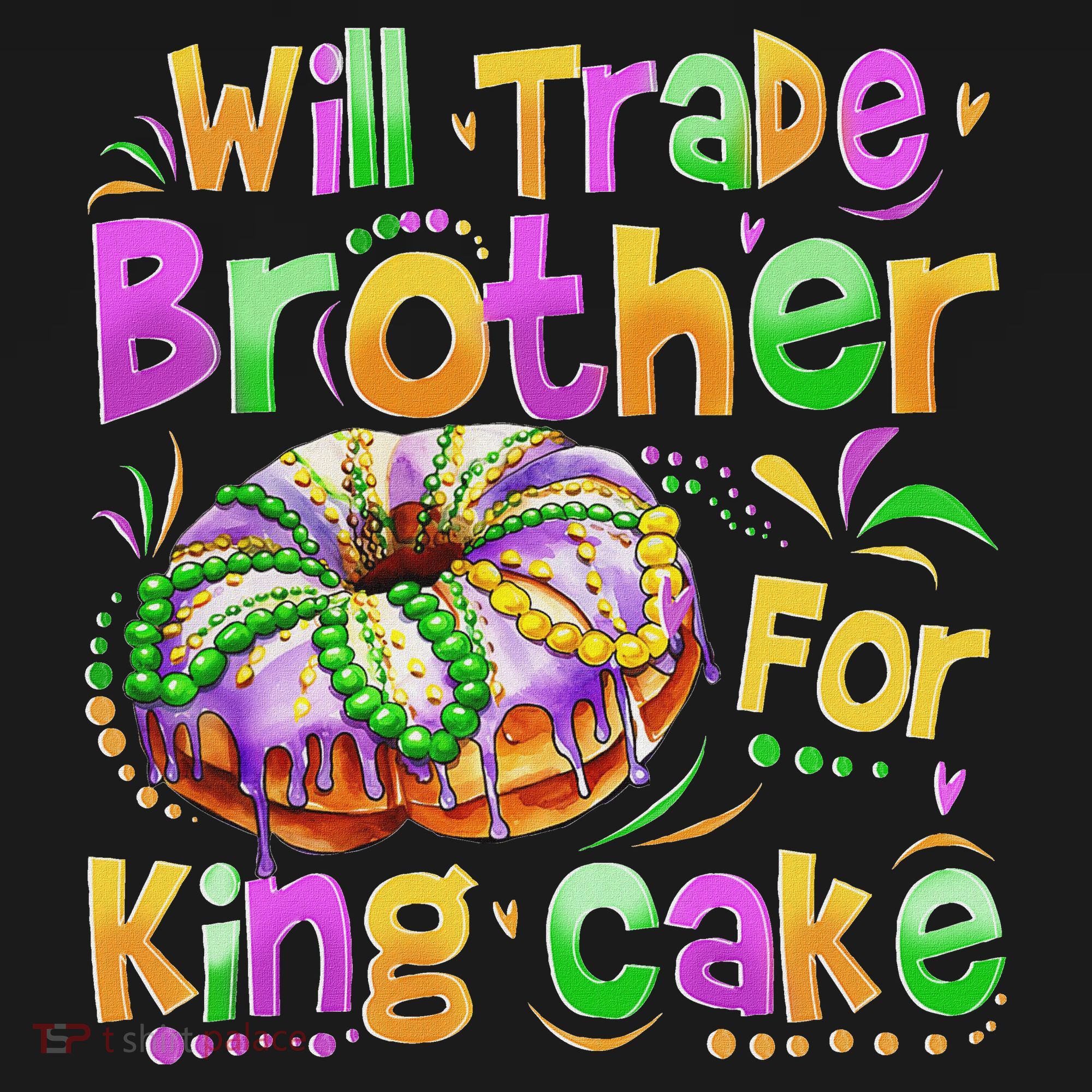 Mardi Gras Will Trade Brother For King Cake Bead Women's Hoodie