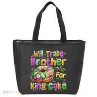 Mardi Gras Will Trade Brother For King Cake Bead Tote Bag thumb 0