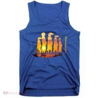 Meerkat Group With Sunset Wildlife Meerkat Cute Gift Tank Top thumb 0