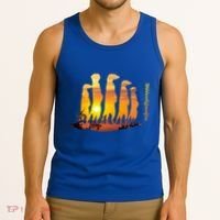Meerkat Group With Sunset Wildlife Meerkat Cute Gift Tank Top thumb 3