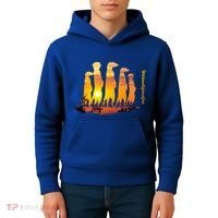 Meerkat Group With Sunset Wildlife Meerkat Cute Gift Kids Hoodie thumb 4