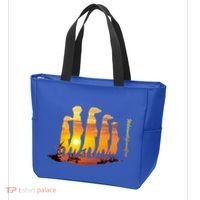 Meerkat Group With Sunset Wildlife Meerkat Cute Gift Tote Bag thumb 3