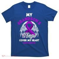My Grandson's Wings Cover My Heart End Overdose Cool Gift T-Shirt thumb 0