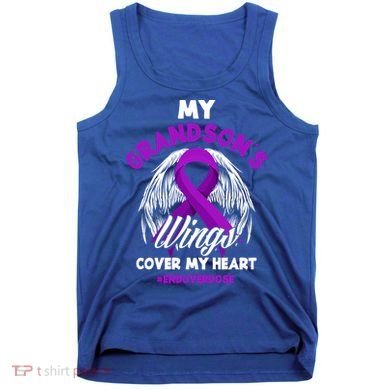 My Grandson's Wings Cover My Heart End Overdose Cool Gift Tank Top