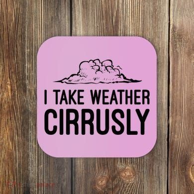 Meteorologist Gift Weather Meteorology Coaster