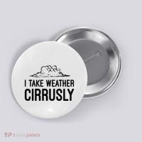 Meteorologist Gift Weather Meteorology Button thumb 0