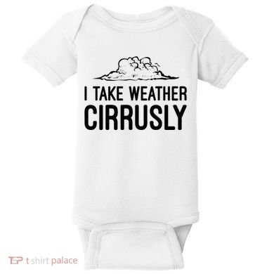 Meteorologist Gift Weather Meteorology Baby Bodysuit