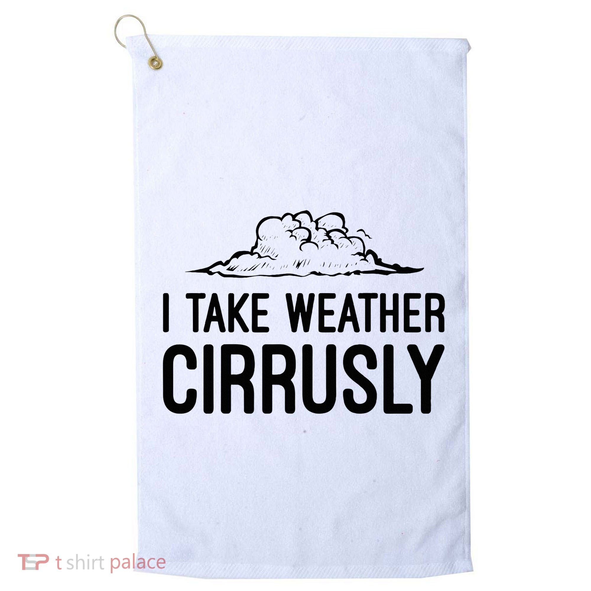 Meteorologist Gift Weather Meteorology Golf Towel
