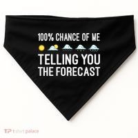 Meteorology Gift Weather Enthusiasts Cool Weatherman USA-Made Doggie Bandana thumb 0