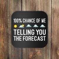Meteorology Gift Weather Enthusiasts Cool Weatherman Coaster thumb 0