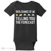 Meteorology Gift Weather Enthusiasts Cool Weatherman Baby Bodysuit thumb 0
