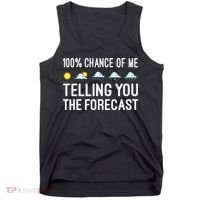 Meteorology Gift Weather Enthusiasts Cool Weatherman Tank Top thumb 0