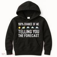 Meteorology Gift Weather Enthusiasts Cool Weatherman Kids Hoodie thumb 0