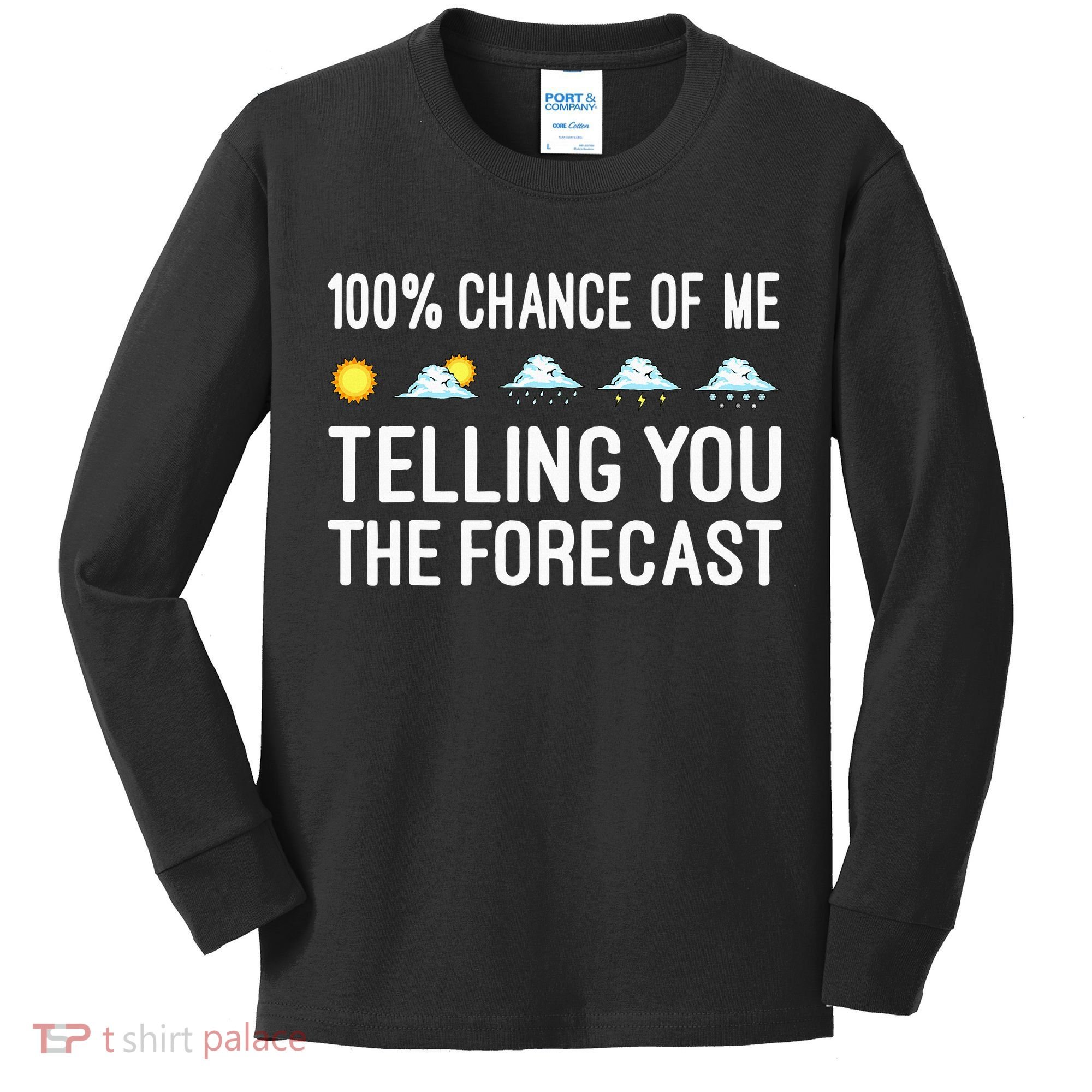 Meteorology Gift Weather Enthusiasts Cool Weatherman Kids Long Sleeve Shirt