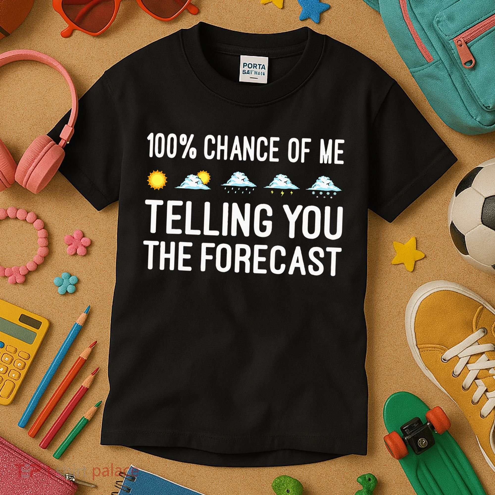 Meteorology Gift Weather Enthusiasts Cool Weatherman Kids T-Shirt