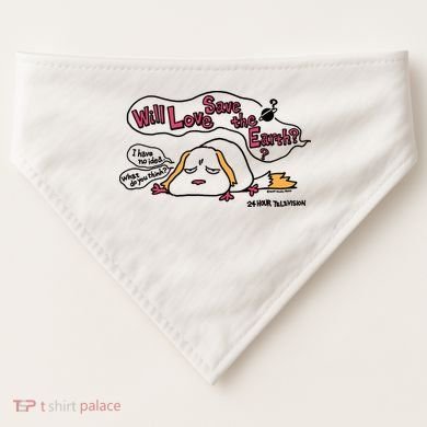 Miyazaki Goro Will Love Save The Earth I Have No Idea USA-Made Doggie Bandana